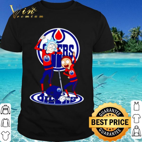 Cool NHL Edmonton Oilers Rick and Morty shirt