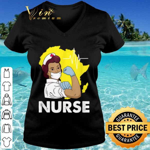 Cool Nurse African American Nursing Practitioner Melanin Apparel shirt