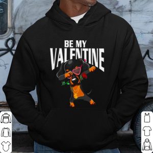 Cool Dachshund Dabbing Be My Valentine shirt 2