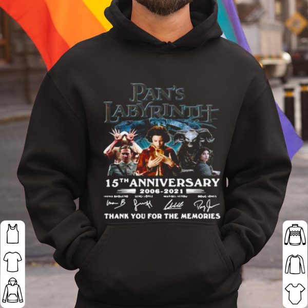 Top Great Labyrinth 15th Anniversary Thank You For The Memories Signatures shirt