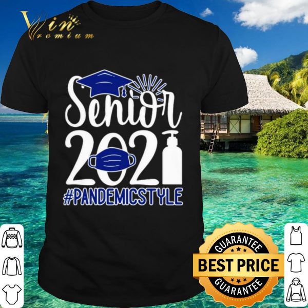 Original Senior 2021 Face Mask Pandemic Style shirt
