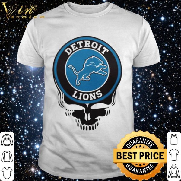Top Detroit Lions Nfl Football Skull shirt