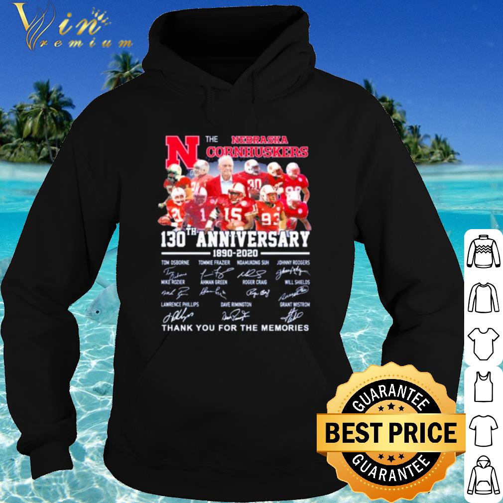 Cool The Nebraska Cornhuskers Anniversary Signature Thank The Memories shirt 31139873 cool the nebraska cornhuskers anniversary signature thank the memories shirt 4 - Cool The Nebraska Cornhuskers Anniversary Signature Thank The Memories shirt