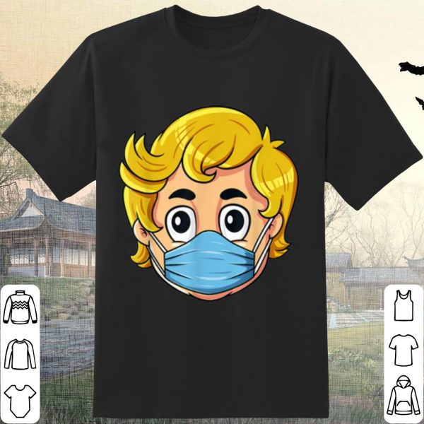 Pretty Valentines Day Cupid Face Mask shirt