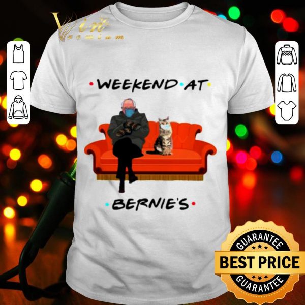 Cool Bernie Sanders And Cat Weekend At Bernie's shirt