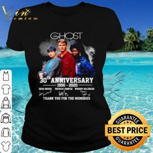 Pretty Ghost 30th Anniversary 1990 2020 Thank You For The Memories Signature shirt 1