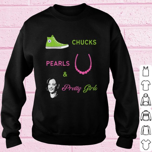 Top Chucks Pearls and Pretty Girls Kamala Harris Inauguration shirt