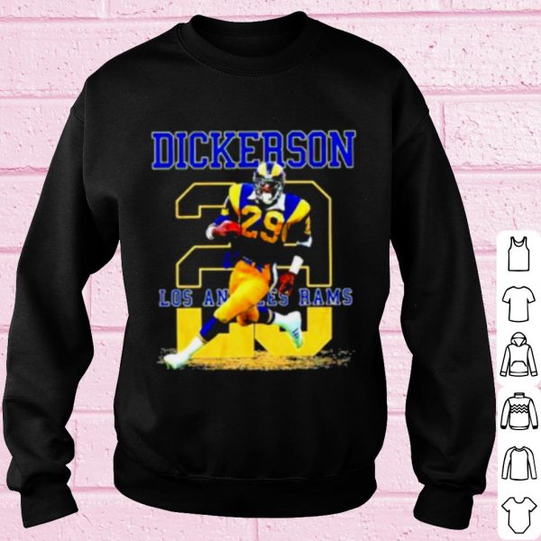 Top Ness Eric Dickerson 29 Los Angeles Rams shirt