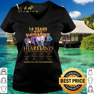 Top 14 Years Of Heartland 2007 2021 Thank You For The Memories shirt 2