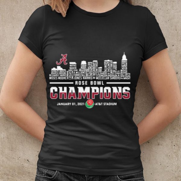 Cool Alabama Crimson Tide Rose Champions January shirt