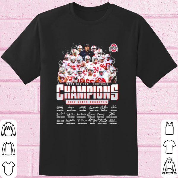 Top Ohio State Buckeyes 2020 Big Ten Football Champions shirt