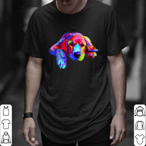 Top Golden Retriever Dog Watercolor shirt