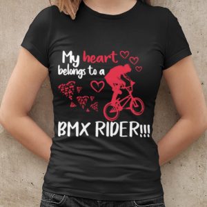 Original My Heart Belong To A Bmx Rider shirt 1