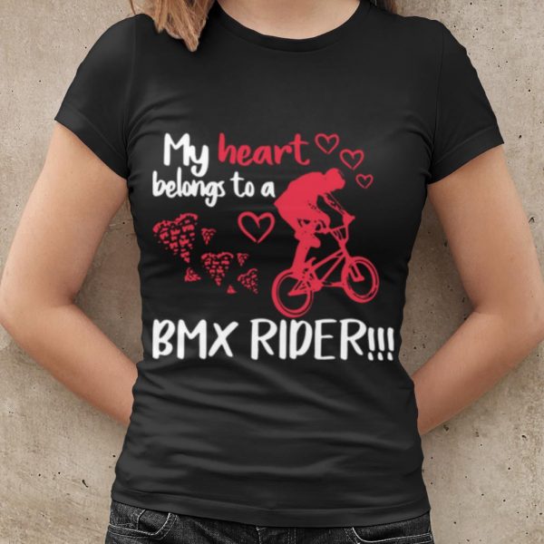 Original My Heart Belong To A Bmx Rider shirt