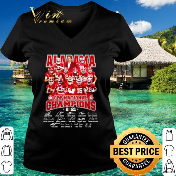 Original Cfp National Champion Alabama Football Team 2021 Players Signature shirt
