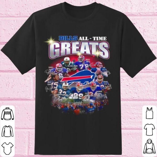 Buffalo Bills All Time Greats Signatures Member shirt