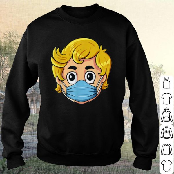 Pretty Valentines Day Cupid Face Mask shirt