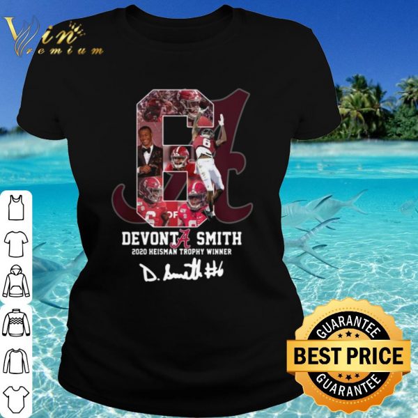 Cool 6 Devonta Smith 2020 Heisman Trophy Winner Signature shirt