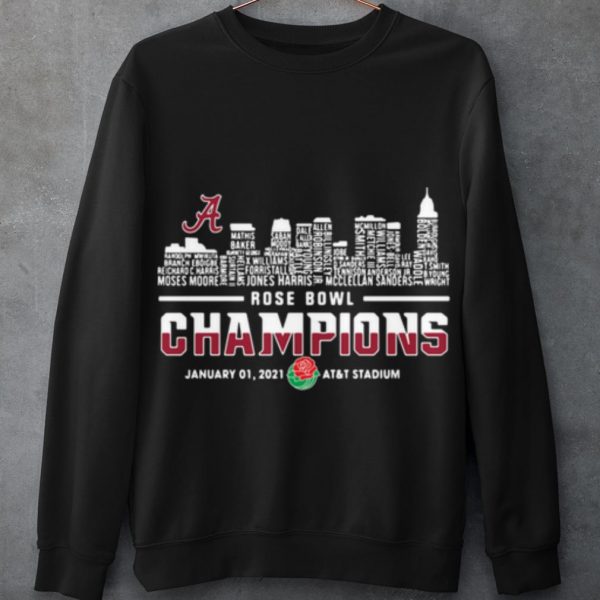 Cool Alabama Crimson Tide Rose Champions January shirt