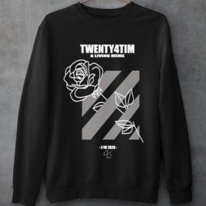 Original Twenty4tim shop merch rose shirt 2