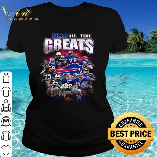 Pretty Buffalo Bills All Time Greats Member Signatures shirt