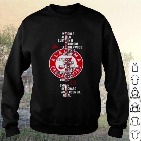 Pretty Alabama Crimson Tide Player Team Name shirt