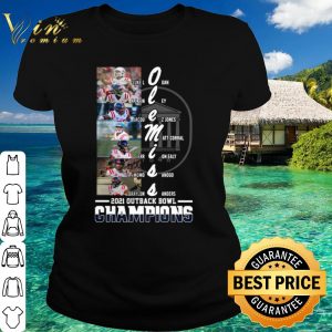 Top Ole Miss Luke Logan Aj Finney Braylon Sanders Outback Bowl Champions shirt 1
