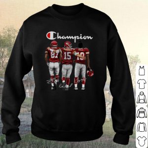 Pretty Kelce Mahomes Hill Kansas City Chiefs Champion Signature shirt 2
