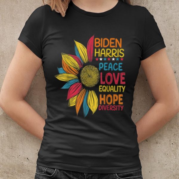 Original Biden Harris 2020 Peace Love Equality Hope Diversity shirt
