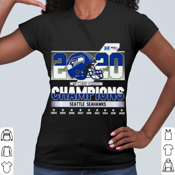 Cool Seattle Seahawks 2020 NFC West Division Champions shirt