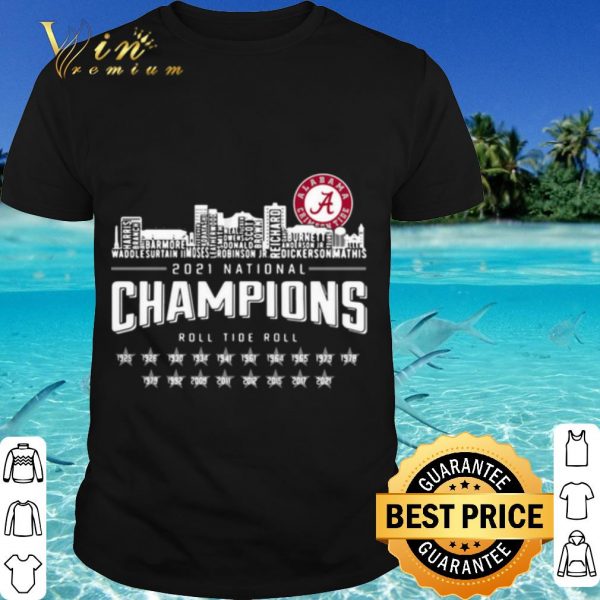 Cool Crimson Tide 2021 national Champions roll Tide roll 1935 2021 shirt