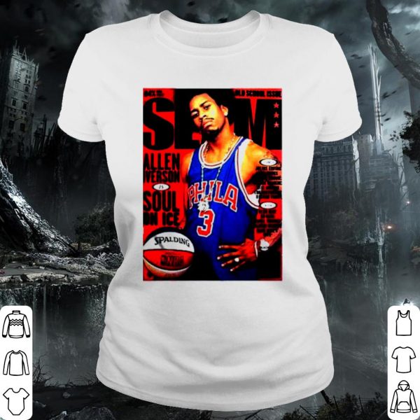 Pretty Old School Issue Slam Allen Iverson Soul On Ice shirt