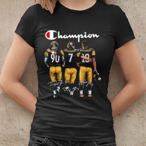 Cool Champion Watt Roethlisberger and Smith Schuster Signatures shirt 1