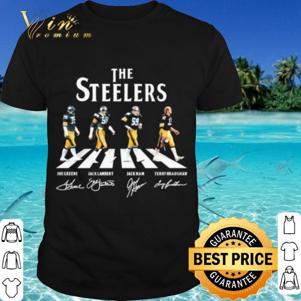 Cool The Steelers Joe Greene Jack Lambert Jack Ham Abbey Road Signatures shirt