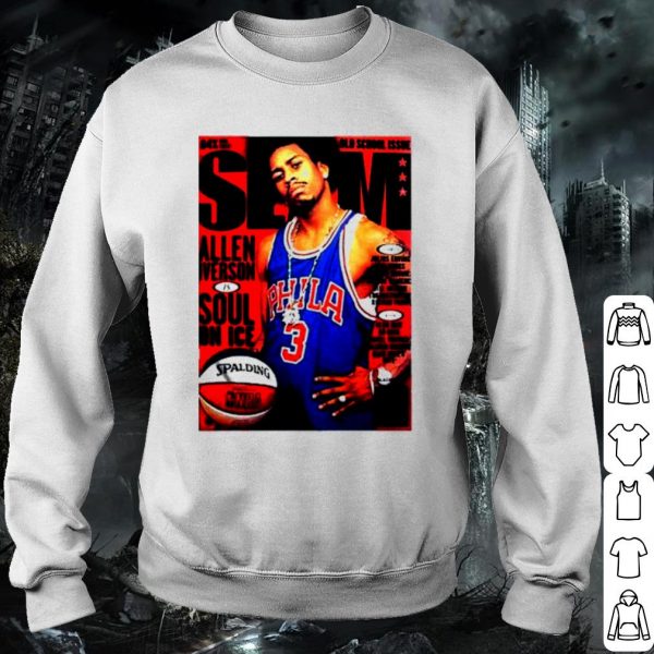 Pretty Old School Issue Slam Allen Iverson Soul On Ice shirt