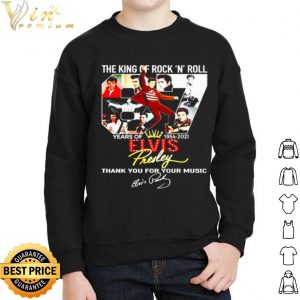 Original 67th Elvis Presley The King Of Rock Nroll Years Of 1954 2021 Signature shirt 1