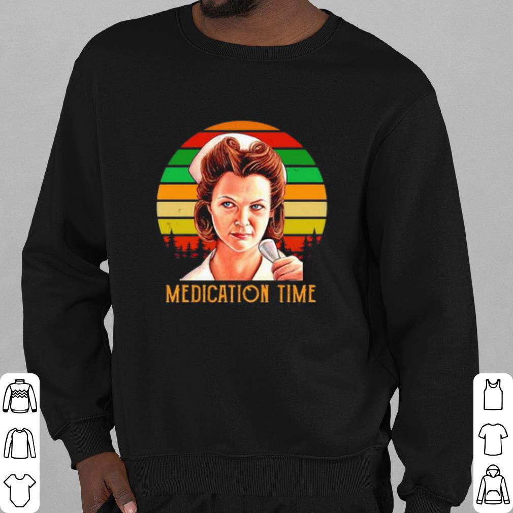 69c9c15c cool medication time nurse ratched shirt 4 - Cool Medication time Nurse Ratched shirt