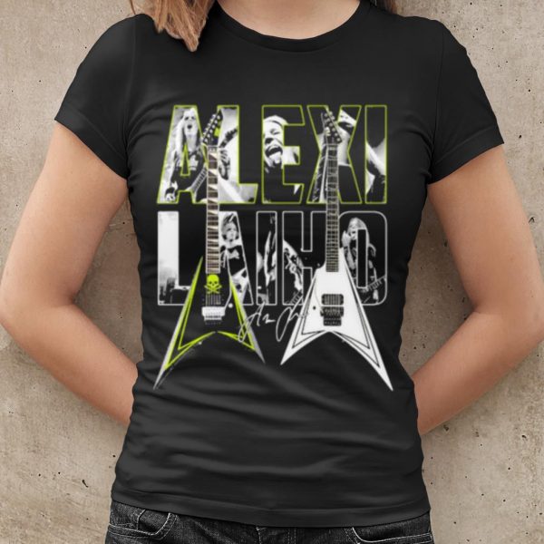 Original Mexi Laiho Guitar Band Music shirt