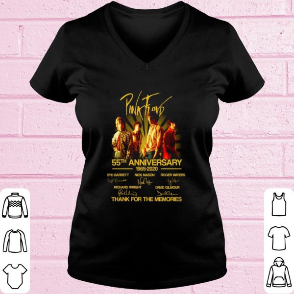 Pink Floyd 55th Anniversary 1965 2020 Thank The Memories Signature shirt