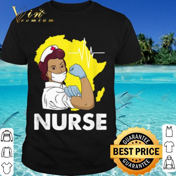 Cool Nurse African American Nursing Practitioner Melanin Apparel shirt
