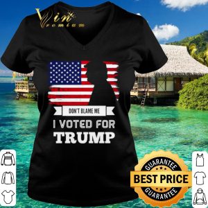 Original Don't Blame Me I Voted For Trump Flag shirt 2