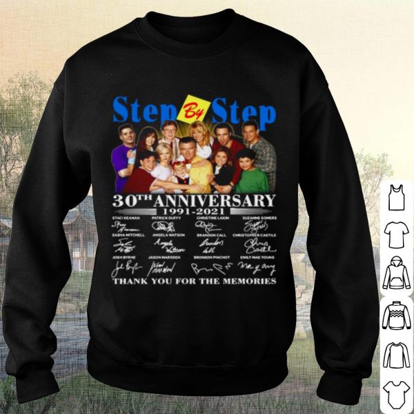 Pretty Step By Step 30th Anniversary 1991 2021 Thank The Memories Signatures shirt
