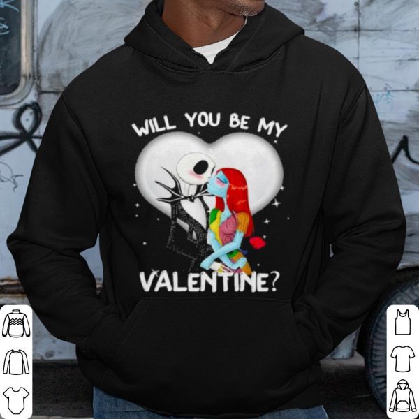 Cool Jack Skellington and Sally will you be my Valentine 2021 shirt