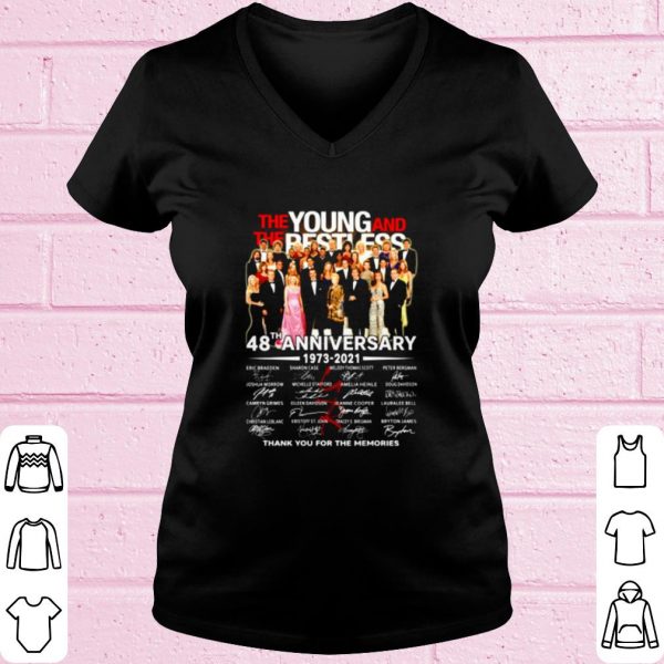 Top The Young And The Besties 48th Anniversary Thank You For The Memories shirt