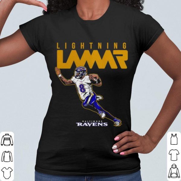 Cool Lamar Jackson Baltimore Ravens Lightning Lamar shirt