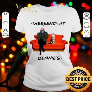 Cool Bernie Sanders And Cat Weekend At Bernie's shirt 1