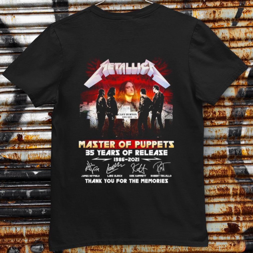 Original Metallica Master Of Puppets 35 Years Of Release Thank Memories Signature shirt Original Metallica Master Of Puppets 35 Years Of Release Thank Memories Signature shirt