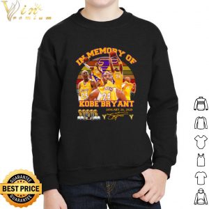 Original In Memory Of Kobe Bryant January 26 2020 Signature Vintage shirt 1