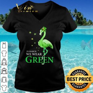 Cool In March We Wear Grean Crane shirt 2