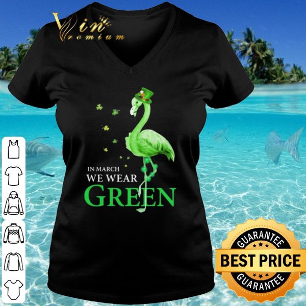 Cool In March We Wear Grean Crane shirt